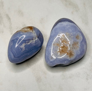 Polished Blue Lace Agate