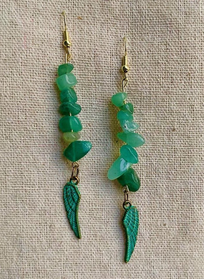 Green Aventurine w/ Wings