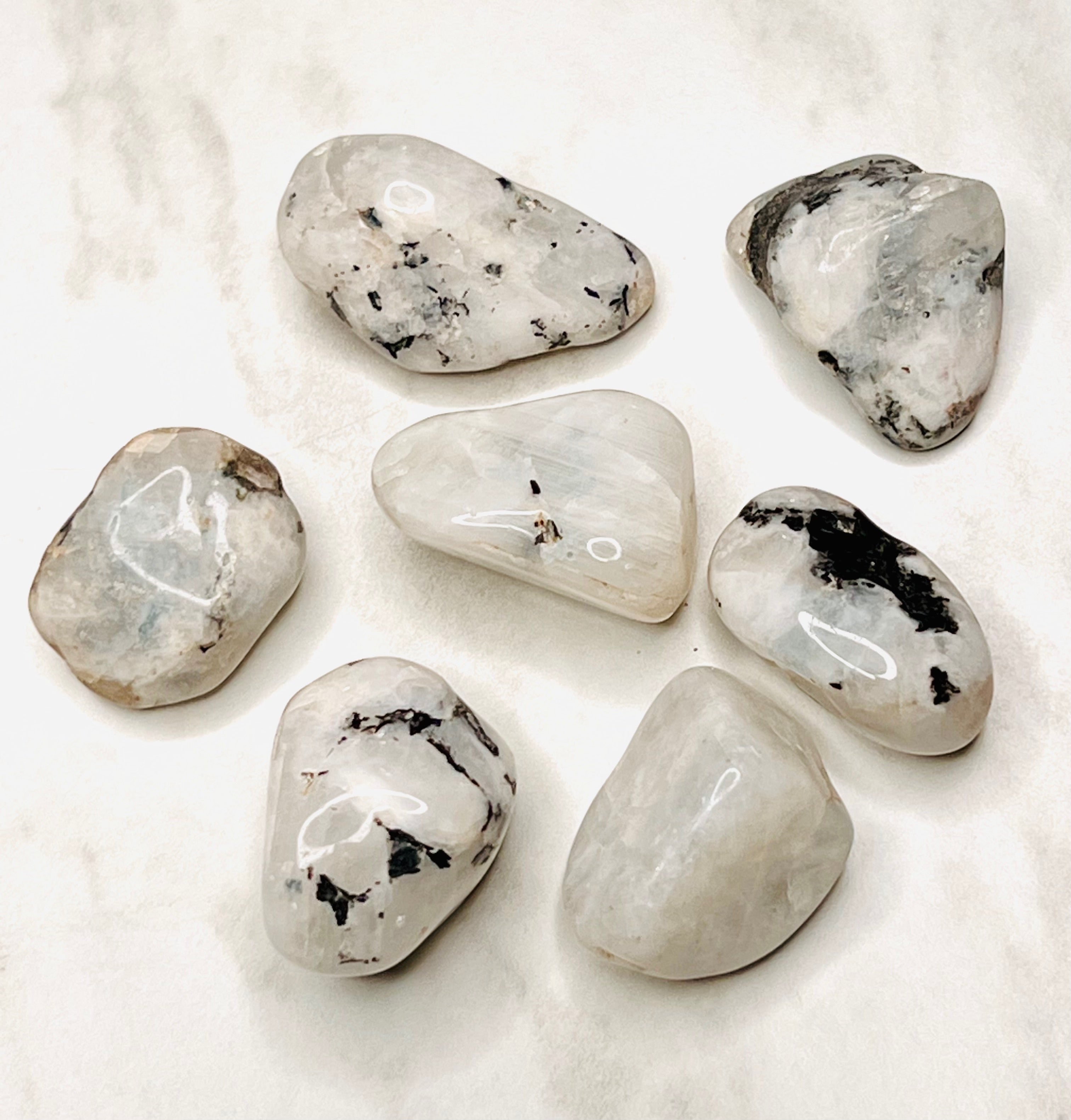 Spotted Moonstone Tumble Stone